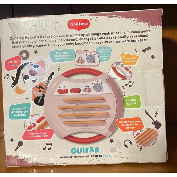 NIB Tiny Love Tiny Rockers Electronic Guitar Baby Learning Toy - Picture 2 of 6